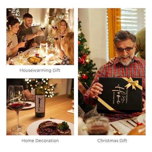 AW BRIDAL House Warming Gifts New Home Wine Glasses Set of 2 for Couples | New Apartment Gift Basket for Homeowner, Cool Housewarming Party Decorations Ideas, 2026 Closing Gifts for Home Buyers - style: Housewarming (Home)