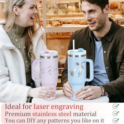 4 Pack 40 Oz Tumblers with Handle Bulk, Double Wall Vacuum Insulated Stainless Steel Tumblers with Lid and Straw, 40 oz Cups with Silicone Spill Proof Stopper Set (Black,Sky Blue,Purple,Hot Pink) - color: Black,Sky Blue,Purple,Hot Pink