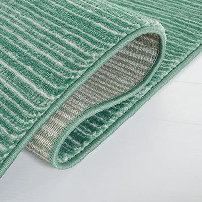 SAFAVIEH Vision Collection Runner Rug - 2'2" x 6', Light Green, Modern Ombre Design, Non-Shedding & Easy to Clean, Ideal for Entryway, Foyer, Bedroom (VSN606X) - color: Light Green, size: 2'2" x 6' (Runner)
