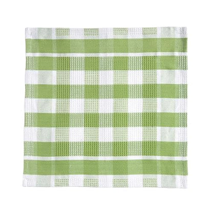 LANE LINEN 100% Cotton Kitchen Dish Cloths, Ultra Soft Absorbent Quick Drying Dish Towels, Multiweave Wash Cloths Dish Towel Sets, 12x12 Inches, 12 Pack - Sage Green - color: 09: Sage Green, size: 12"x12" - 12 Pack