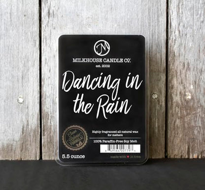 Milkhouse Dancing in the Rain Soy Wax Melts for Wax Warmer, 5.5 oz | Clean-Burning, Premium Fragrance Oil, Made in the USA - color: Dancing in the Rain