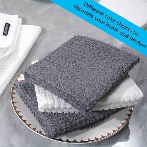 Oven Mitts and Pot Holders Sets 6pcs, Kitchen Oven Glove,High Heat Resistant 550 Degree Extra Long Oven Mitts and Potholders with Non-Slip Silicone Surface for Home Essentials (Grey) (Gray 2) - color: Gray 2