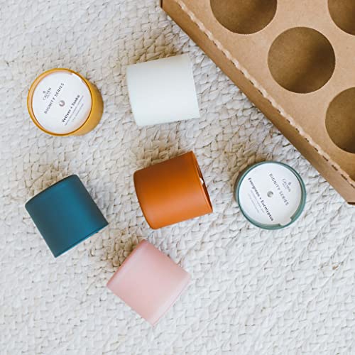 Dignity Series Scented Candle Gift Set - 6 Soy Wax Candles | 35 Hour Burn - Made in the USA Luxury Clean Soy Wax Candles - Long Lasting Colorful Ceramic Jar Candle for Home - 5.3oz - color: Gift Set