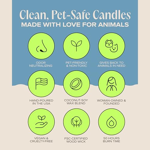 Cuddle Me Cozy Pet-Friendly Scented Candle – Linen, Cotton & Musk Fragrance - Coconut Soy Wax Candle with Wooden Wick, Approx. 50-Hour Burn Time, Made in USA, 11.8 oz - color: Cuddle Me Cozy