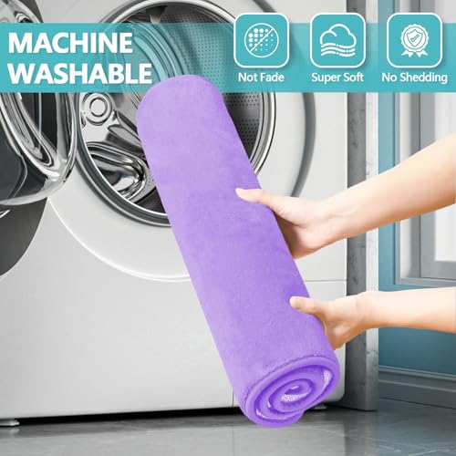 RUN HELIX Bathroom Rugs Sets 3 Piece, Soft Absorbent Memory Foam Bath Mats Set, Dry Fast Bath Mat, Machine Washable Bath Rug Set for Bathroom （Lilac） - color: Lilac