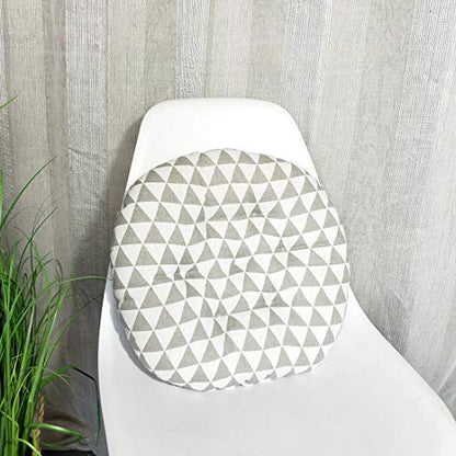 vctops Bohemian Soft Round Chair Pad Garden Patio Home Kitchen Office Seat Cushion GreyWhite Diameter 16" - color: Greywhite, style: Diameter 16 Inch