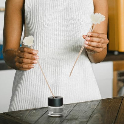 Beavorty Air Diffuser Oil Diffuser Sticks 30pcs Rattan Diffuser Sticks Aroma Diffuser Sticks Refill Replacement Reed Fragrance Diffuser Vase Fillers Diffusers