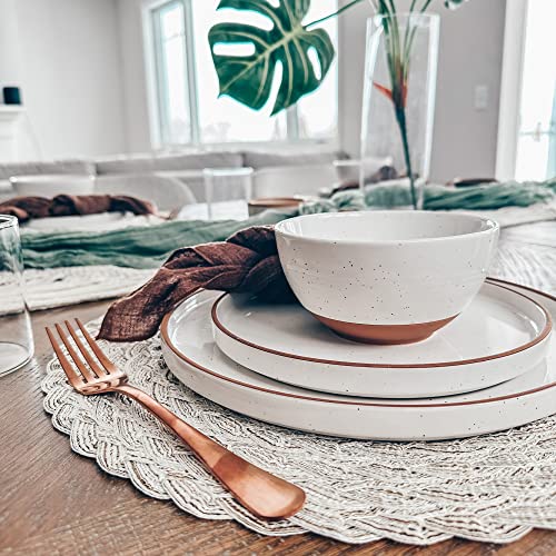Mora Ceramic Small Dessert Bowls - 16oz, Set of 6 - Microwave, Oven and Dishwasher Safe, For Rice, Ice Cream, Soup, Snacks, Cereal, Chili, Side Dishes etc - Microwavable Kitchen Bowl, Vanilla White - color: Vanilla White