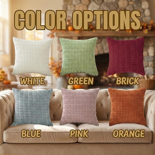 MBBEST Personalized Embroidered Name Lumbar Pillow Cover, Custom Handmade Monogram Accent Cushion Case for Kids Room Boy Girls