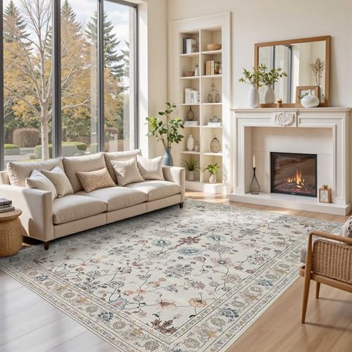 Grey 6x9 Area Rugs for Bedroom & Living Room | Soft,Machine Washable & Non Slip,Low Pile,Ideal for Girls Room, Nursery,Kids Room - color: Grey, size: 6' x 9' (Rectangular)