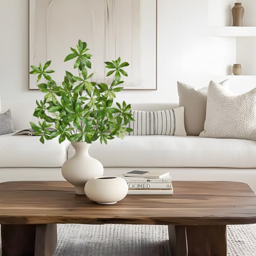 41.3" Tall Artificial Greenery Stems Set of 3, Fake Plants Branches Faux Greenery Stems for Tall Vase, Fake Greenerys with Seeds for Home & Office, Party, Wedding, Farmhouse, Desk, Table Centerpieces - size: # Set of 3 Greenery Stems