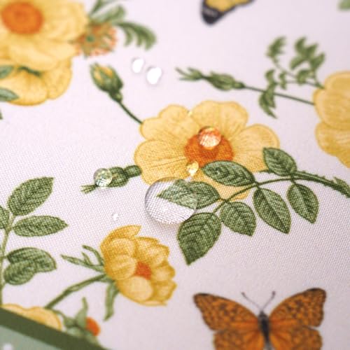 SUTAVIA Tablecloth Rectangular 60”x84” Green Printing Embroidery Lace | Farmhouse Summer Table Cloth Country Sunflower Bird Leaves Table Cover for Home Dining Table Holiday Garden - color: Green, size: 84" x 60" (Rectangular)