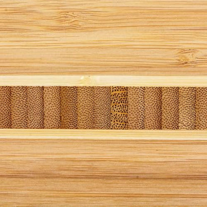 Totally Bamboo Dominica Large Cutting Board with Juice Groove, 20-5/8" x 12-1/2" - size: 20.6"L x 12.5"W