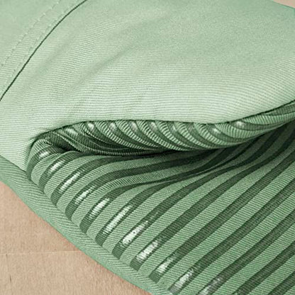 KitchenAid Beacon Two-Tone Non-Slip Mini Oven Mitt Set, Pistachio/Graphite Green, 5.5"x8", 2 Piece - color: Pistachio/Graphite Green