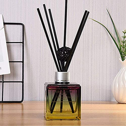 Pack of 100 Black Rattan Reed Sticks,Reed Diffuser Sticks Replacement Rattan Refill Sticks (Black) - color: Black