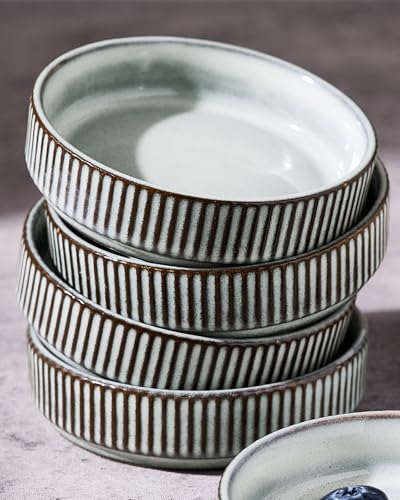 famiware Ceramic Soy Sauce Dish, 4oz Dipping Bowls Set of 12, Smoky Blue | Individual Dip Sauce Cups/Dishes/Plates, Small Serving Bowls for Side Dishes, Condiments, Sushi, Appetizers, Reactive Glaze - color: Smoky Blue, size: 12pcs