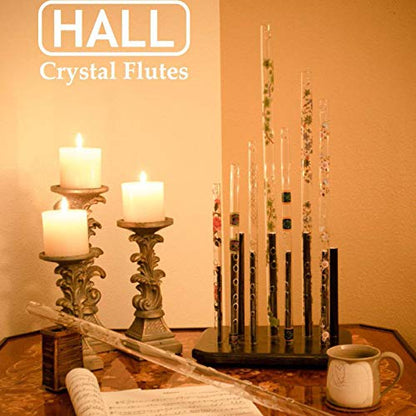 Hall Crystal Flute 22202 - Offset Glass Flute in D - Carolina - color: Carolina
