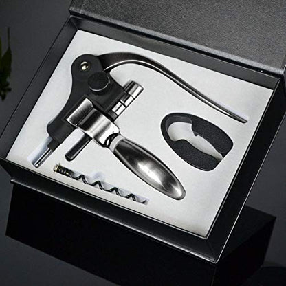 Zinc Alloy Rabbit Type Wine Bottle Opener, Manual Wine Bottle Opener Gift Box Set, Convenient And Durable, Multifunctional Portable Bottle Opener (Set of 2)