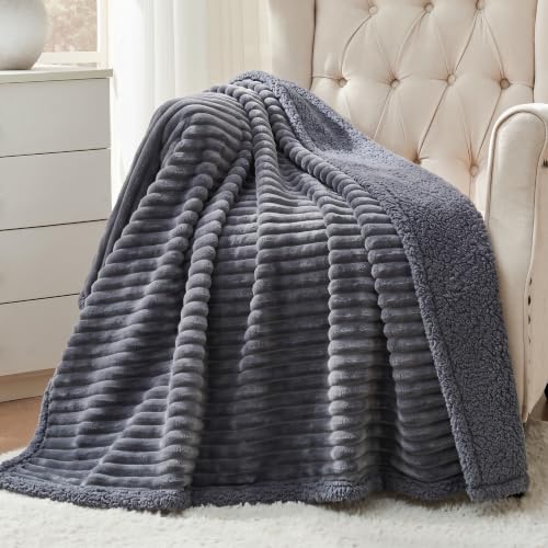 Waterproof Calming Dog Blanket for Medium Dogs, Noiseless Soft Plush Pet Blanket for Cats, 500GSM Thick Faux Fur Pet Throw, Couch Furniture Protector for Puppy, Charcoal Grey, 30x40IN - color: Charcoal, size: 30"x40"