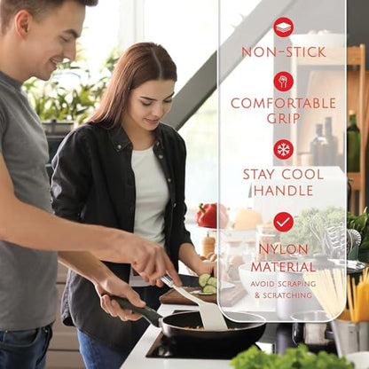 Kitchen Utensils Set 35 PCS Cooking Utensils Set, Nonstick and Heat Resistant Nylon Stainless Steel Silicone Spatula Set - Kitchen Gadgets Home Essentials Kitchen Accessories, Apartment Must Haves - color: Khaki