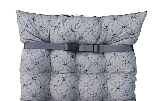 Chaise Lounger Patio Cushion Rocking Chair Sofa Furniture Lounge Cushions Outdoor Indoor Thick Sun Lounger Swing Bench Cushion with Elastic Ties 45 L X 18 W, Brown - color: Brown, style: 45 L X 18 W