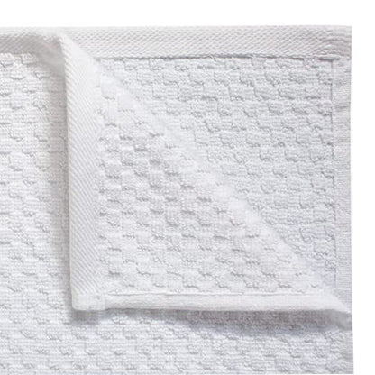 COTTON CRAFT Euro Spa Waffle Wash Cloth - Set of 12 White Washcloth | Luxury Face Towel Set - 100% Cotton - Soft Plush Absorbent Low Lint Quick Dry - Gym Shower Beach Bath Kitchen - 12x12 inches - color: White, size: 12 Pack Wash Cloths