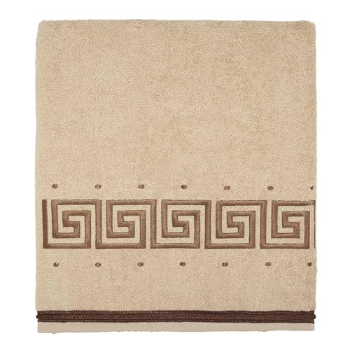 Avanti Linens - Bath Towel, Soft & Absorbent Cotton Towel (Athena Collection) - color: Linen, size: Bath Towel