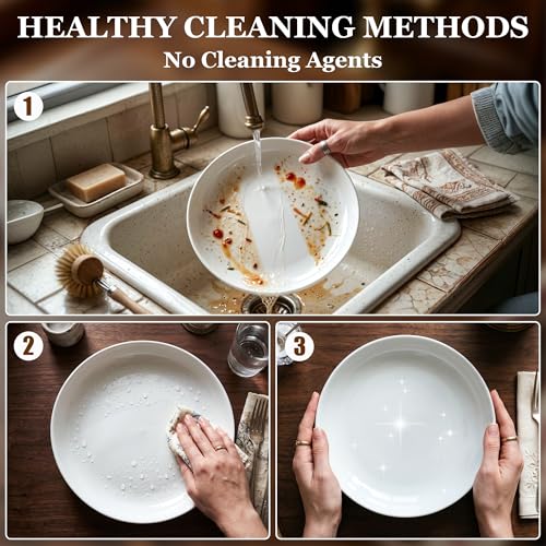 Pasta Bowls Set of 6, 8.8" 37oz Salad Serving Bowls | White Ceramic Soup Bowls Wide and Shallow Plate Bowls Set,Microwave and Dishwasher Safe,Gift Packaging