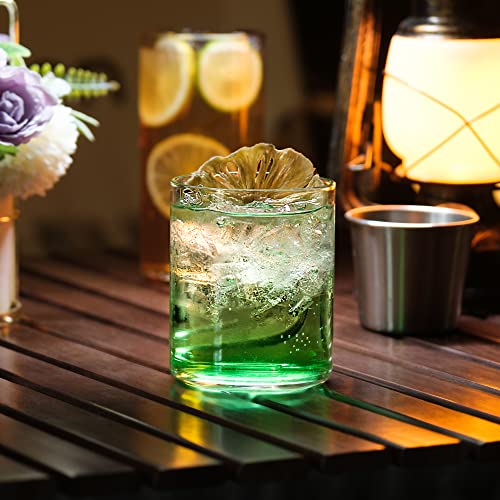 LUXU Drinking Glasses 15 oz,4pc Thin Highball Glass,Clear Short Beer Glass | Lead-Free Glassware,Clear Everyday Drinkware,Water Glasses,Mojito Glass Cups,Bar Glassware,and Mixed Drink Cocktail Glass Set - style: 15 OZ highball glass