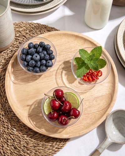 bUCLA 50 Pack Plastic Prep Bowl Sets, 6oz Clear Small Pinch Bowls | Small Bowls for Salt, Spices, Chopped Ingredients, Dipping Sauces, Ice Cream Toppings, Pudding - color: Clear, size: 6oz