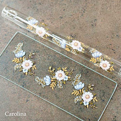 Hall Crystal Flute 22202 - Offset Glass Flute in D - Carolina - color: Carolina