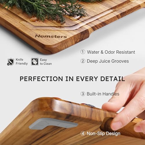 20inch Extra Large Teak Wood Cutting Board for Kitchen 20inch
