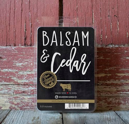 Milkhouse Balsam & Cedar Soy Wax Melts for Wax Warmer, 5.5 oz | Clean-Burning, Premium Fragrance Oil, Made in the USA - color: Balsam & Cedar