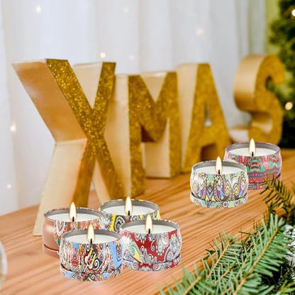 WPONSZU Scented Candles Gift Set, 2.5 oz Soy Wax Aromatherapy Candle for Home, Romantic Candles Gift for Mother Day Christmas Valentines Birthday (24 Pack) - color: Multi-Color3