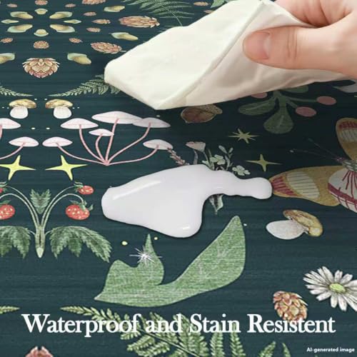 Butterfly Hallway Runner Rug 3x8：Kitchen Rug Washable Runner Lightweight Non Slip Ultra-Thin Stain Resistant Soft Carpet for Bathroom Laundry Room Bedroom（Black Green，3x8） - color: Black Green, size: 3' x 8' (Runner)