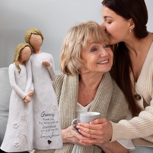 Granny Gifts for Grandma, Birthday Gifts for Granny Figurines | Granny Gifts, Grandma Gift for Mothers Day Christmas Birthday, Hand-Painted Resin Statue, Gifts for Granny - style: Granny Gifts