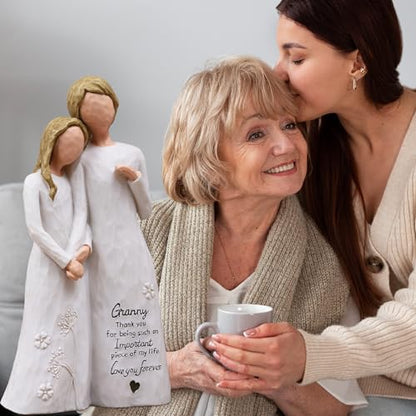Granny Gifts for Grandma, Birthday Gifts for Granny Figurines | Granny Gifts, Grandma Gift for Mothers Day Christmas Birthday, Hand-Painted Resin Statue, Gifts for Granny - style: Granny Gifts