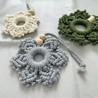 93 Pcs Macrame Kit Includes 4pcs Macrame Wooden Sticks 34pcs Wooden Rings Circles 55pcs Wood Beads Unfinished Wood Rings Beads Sticks for Macrame Wall Hanging Craft DIY Plant Hangers Crafts Knitting