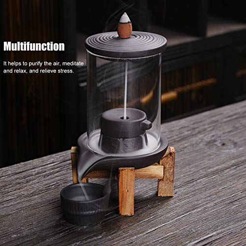 Incense Burner Smoke Backflow Incense Holder Living Room Decor Feng Shui Decoration Waterfall Backflow Incense for Ornament Zen Decor Home Decor Room