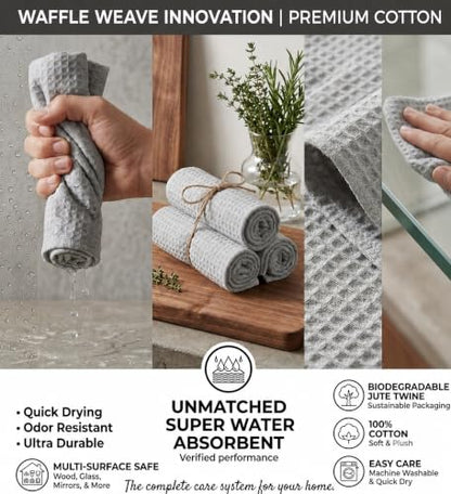 Urban Villa Kitchen Towels Cotton Dish Towels 20”x30” (Set of 6) Smoke - color: 063 Smoke, size: 18" x 28" (Set of 6)