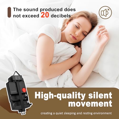 Modern Minimalist Wall Clock Creative Wooden Decorative Wall Clocks Silent Non Ticking Pendulum Clock Battery Powered Quartz Clock for Living Room Kitchen Bedroom Office, 16.5 * 29 in