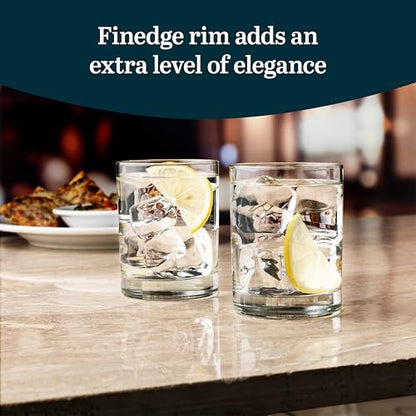 Libbey 918CD Heavy Base Double Old Fashioned Glasses - Elegant Whiskey Glasses Set of 12 - Dishwasher Safe Cocktail Glass for Cocktails, Juice, and More - color: Old fashioned 12