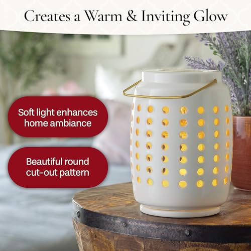 Candle Warmers Etc. Chelsea Lantern Canopy Illumination Warmer – Use with Any Wax Melts - size: Chelsea