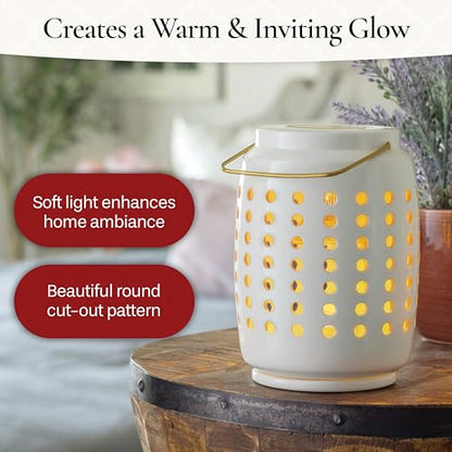 Candle Warmers Etc. Chelsea Lantern Canopy Illumination Warmer – Use with Any Wax Melts - size: Chelsea