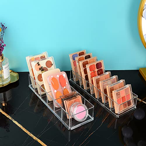 JessLab Acrylic Organizers, Bathroom Organizer for Drawer, Cosmetic Display Cases for Vanity, Countertop, Desk, Kitchen, and Makeup Storage, 6-Section - style: 6 Compartment