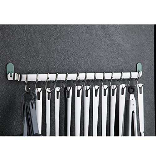Stainless Steel Cooking Utensils Set,Kyraton 37 Pieces Kitchen Utensils Set, Kitchen Tool Gadgets Set with Utensil Holder Non-Stick and Heat Resistant Dishwasher Safe - color: 1.37 piece silver set