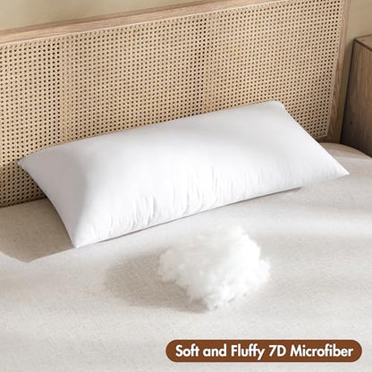 MIULEE 14x36 Throw Pillow Insert, Virgin Microfiber Pillow for Couch Bed | Soft and Support, Durable Brushed Fabric, Decorative Rectangle Pillow for Sofa Bed Couch - size: 14x36 Inch (Pack of 1)