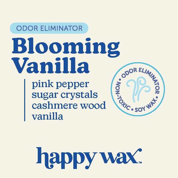 Happy Wax Odor Eliminating Scented Soy Wax Melts – Pet-Safe, Non-Toxic, Use with Wax Warmers - for Home Fragrance & Freshness - 6 Total Oz: Oatmeal & Honey, Pomegranate Citrus and Blooming Vanilla - color: Odor Eliminating Mix