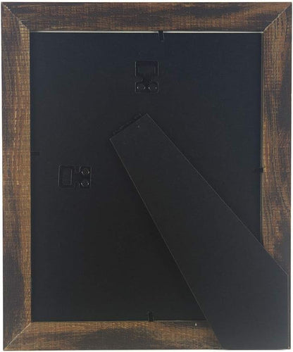 brown 5x7 Picture Frame set of 3,Display 5x7 without Mat or 4x6 with Mat - color: Brown, size: 5x7 inches