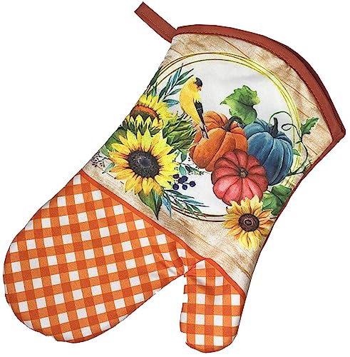 Oven Mitts and Pot Holders - Kitchen Towels and Dish Cloths Sets - Oven Mitts - Tea Towels - Dish Cloths Set (Pumpkin) - color: Pumpkin